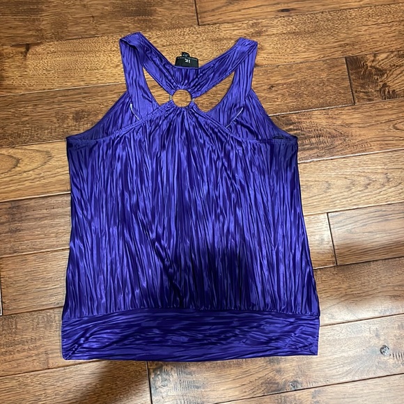 Dressy silky tank top. - Picture 3 of 5